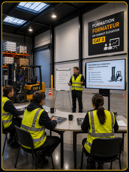 Formation de Formateur chariot catégorie 3 R489 - Ile de France
